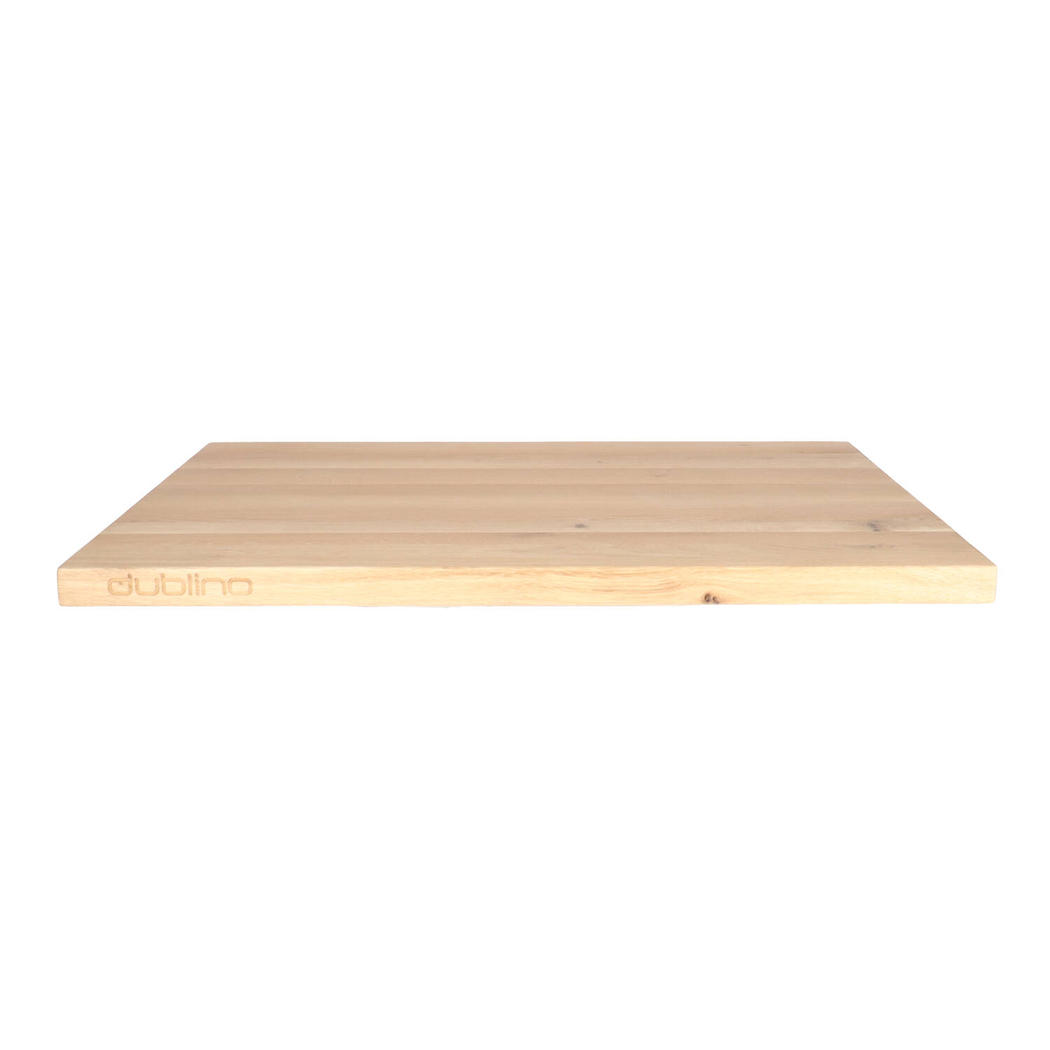 RC NATUR OAK 80x80 Brown Scandinavian Tömörfa beltéri asztallap